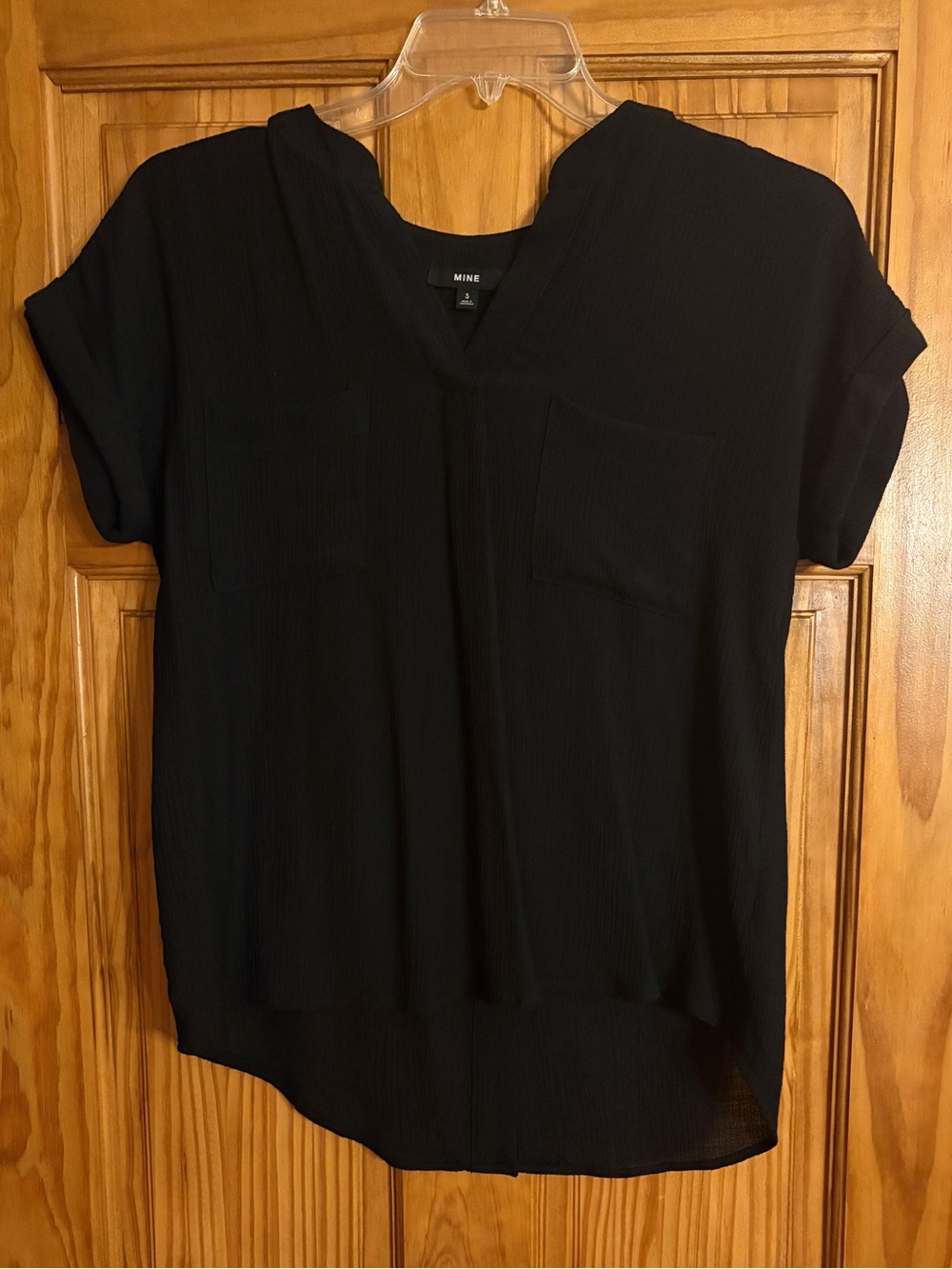 Backside Button-down Top